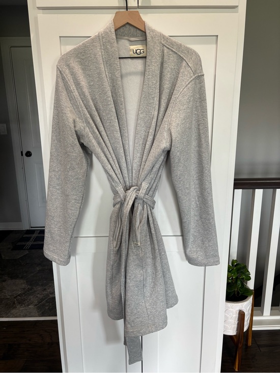 UGG Other - UGG Light Gray Women's Plush Bathrobe with Belt